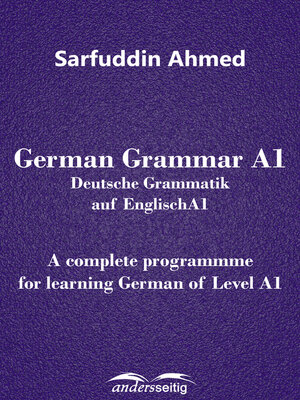 cover image of German Grammar A1